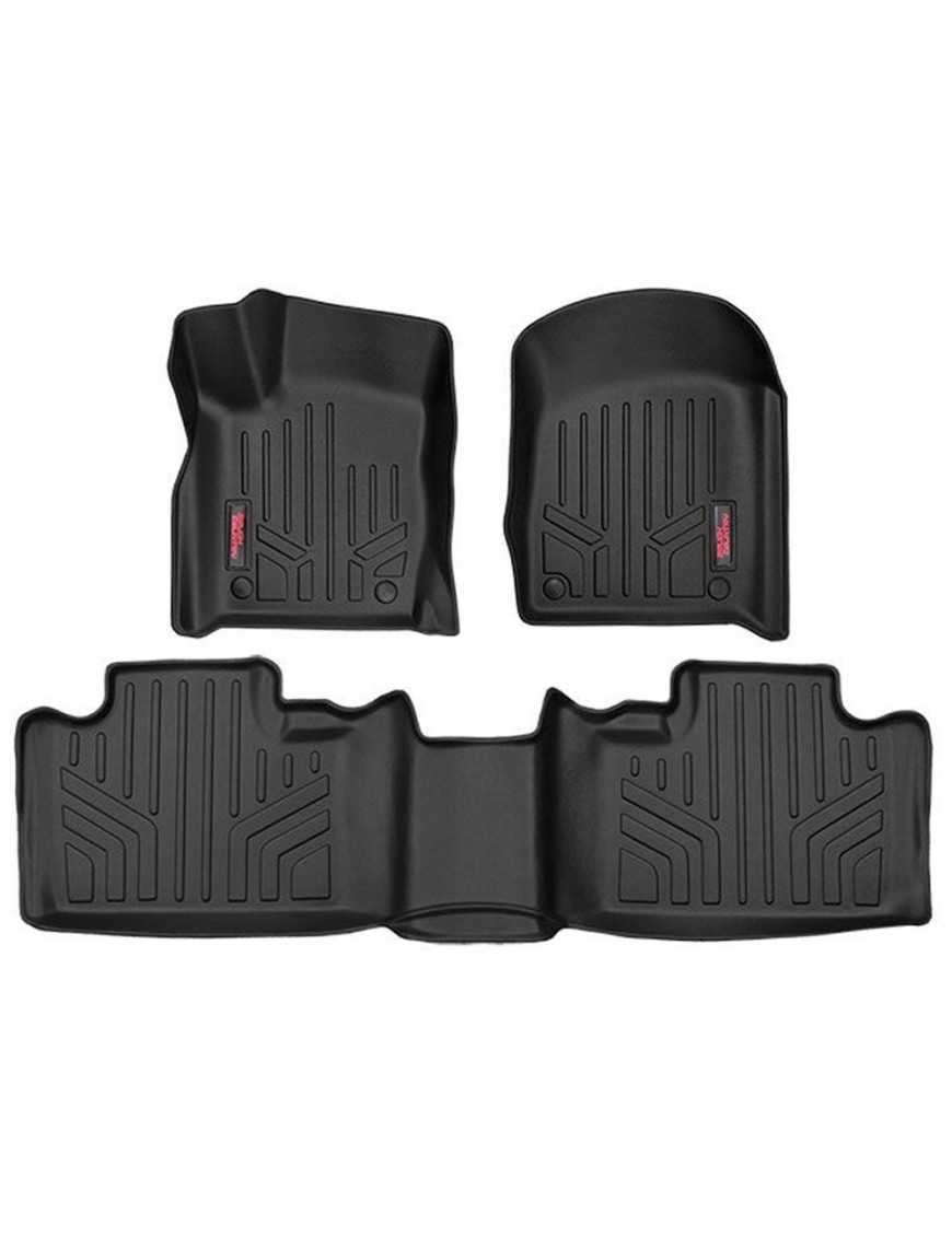 Rubber floor mats for front and rear Rough Country - Jeep Grand Cherokee WK2 13-19