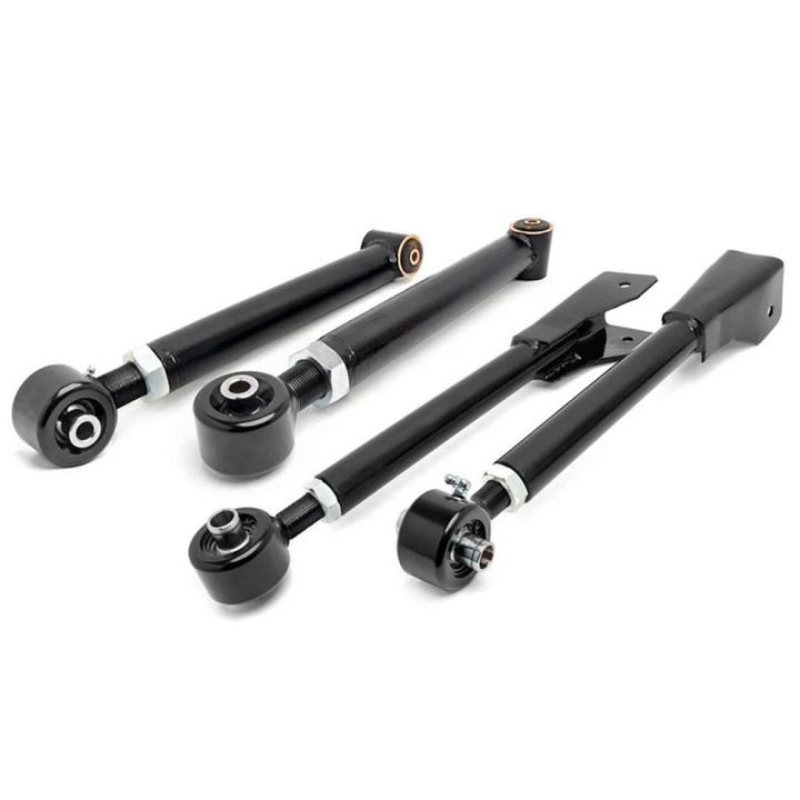 Komplet regulowanych przednich wahaczy Rough Country - Jeep Wrangler TJ LJ 97-06