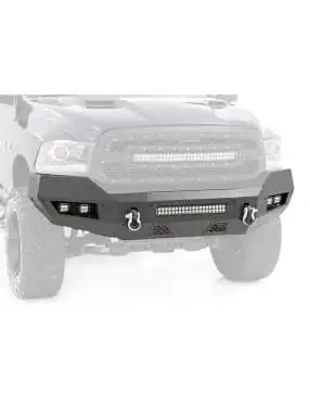 Reinforced Front Bumper HD LED Black Series Rough Country - Dodge RAM 1500 13-18