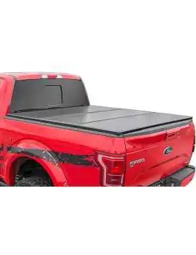 Hard Tri-Fold Bed Cover 5' 5" Rough Country - Ford F150 09-14