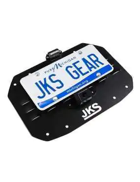 Rear Tailgate Vent Cover with License Plate Mounting JKS - Jeep Wrangler JL