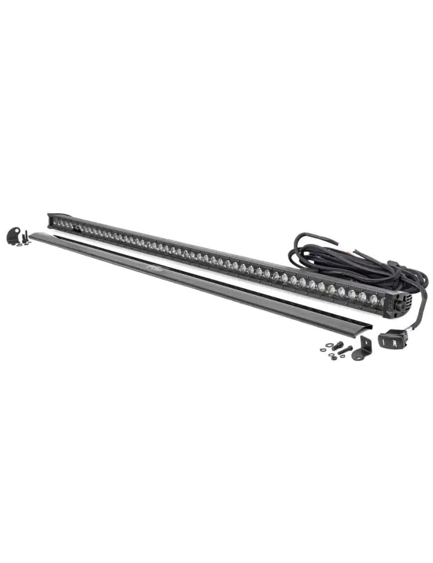 LED Cree 50" Black Series Single White DRL Light Bar by Rough Country