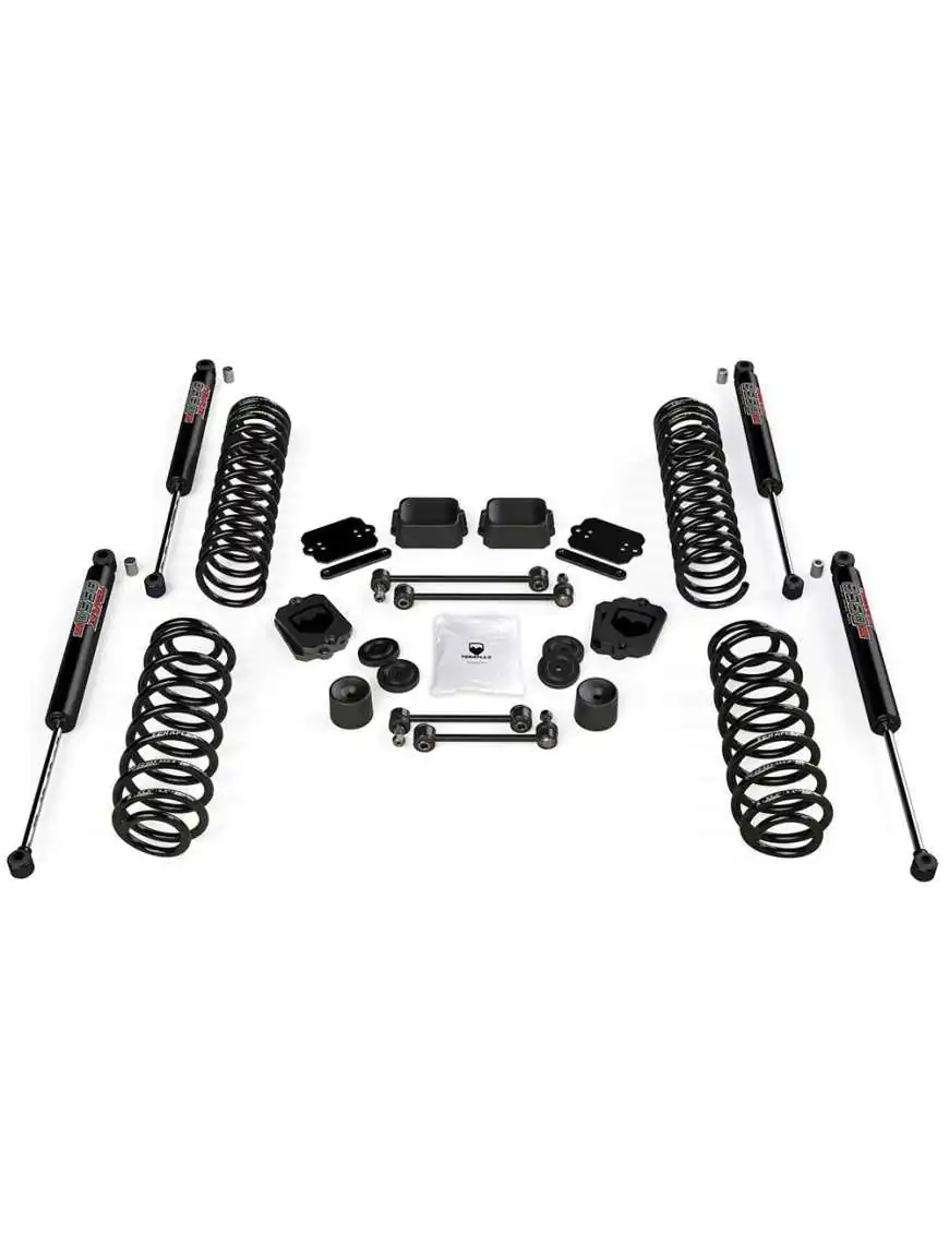 Suspension Kit with VSS 9550 Twin-Tube Lift 2.5" TeraFlex Shock Absorbers - Jeep Wrangler JL 2 Door