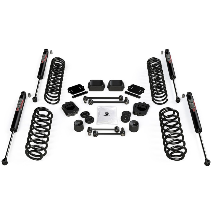 Zestaw zawieszenia z Amortyzatorami VSS 9550 Twin-Tube Lift 2,5" TeraFlex - Jeep Wrangler JL 2 Drzwi