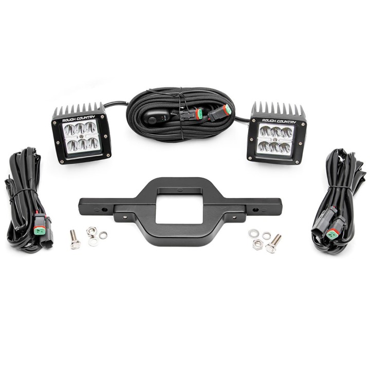 Mocowanie lamp LED Chrome Series do haka holowniczego Rough Country