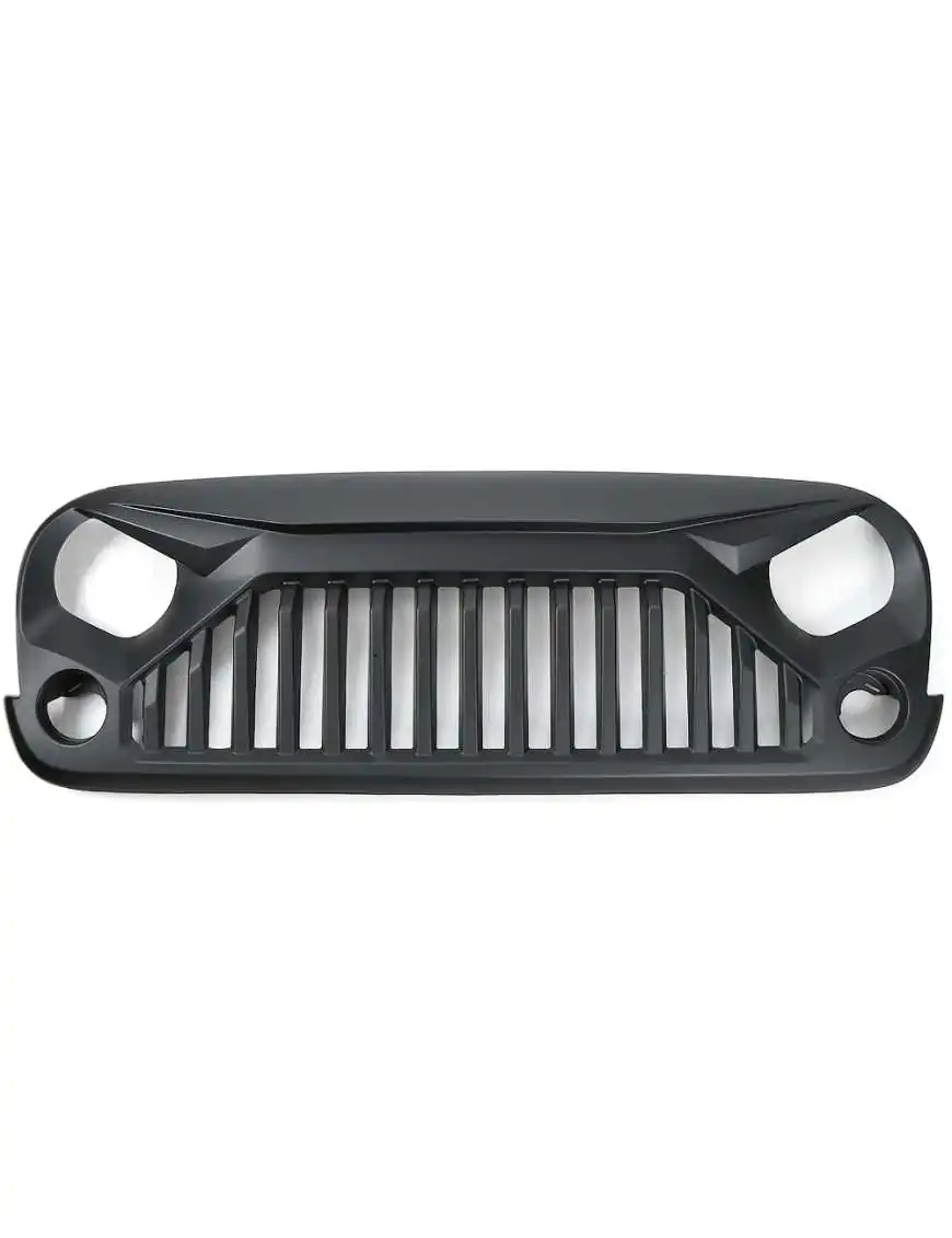 Grill Angry Bird Matte Black OFD - Jeep Wrangler JK 07-18