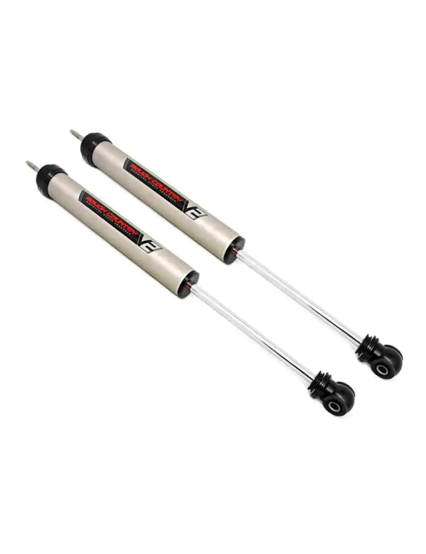 Gas front shock absorbers Monotube V2 Lift 0-1.5" Rough Country - Jeep Wrangler JK 07-18