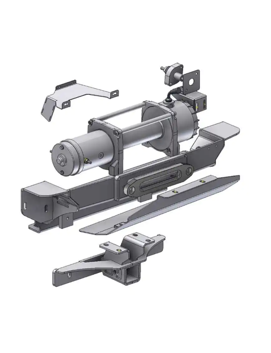 Wyciągarka Alpha 9.9 z zestawem montażowym Horntools - Mitsubishi L200 06-15