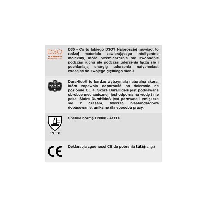 Rękawice Mechanix DuraHide® M-Pact® Framer