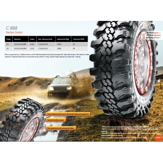 OPONA CST 31X10.50-15 C888 6PR