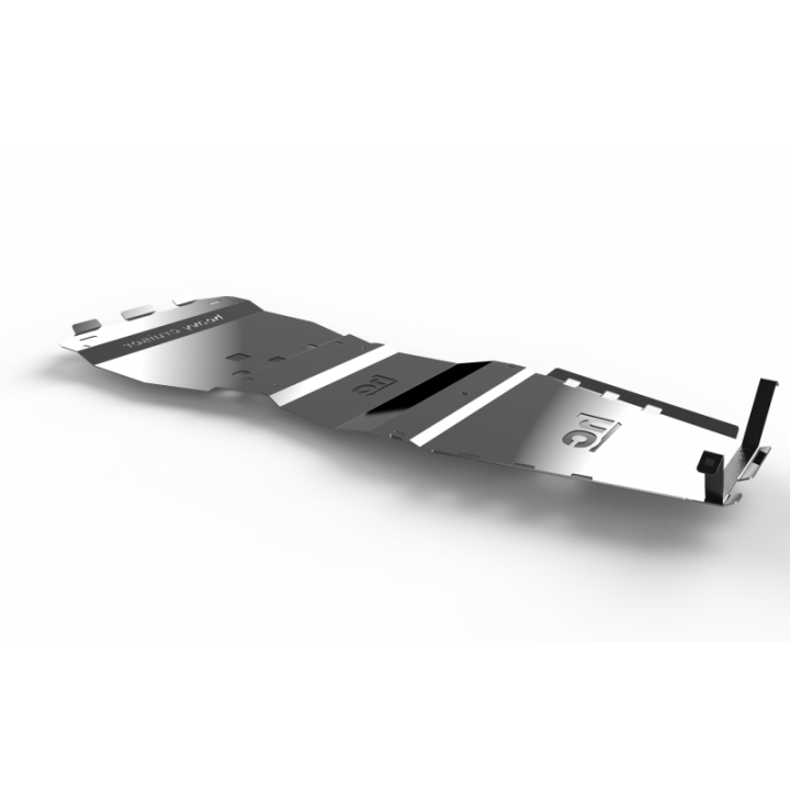KOMPLET OSŁON ( 3 SZT. ) UKŁADU NAPĘDOWEGO SUZUKI GRAND VITARA II 2005- ALUMINIOWY