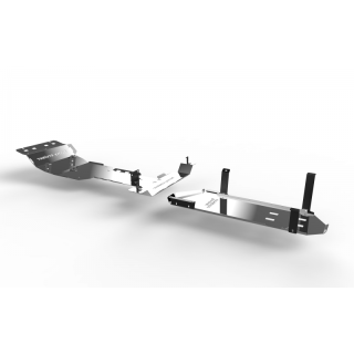 KOMPLET OSŁON PODWOZIA OFFROAD TOYOTA LAND CRUISER J 120 V6 2003-2009 ALUMINIOWY