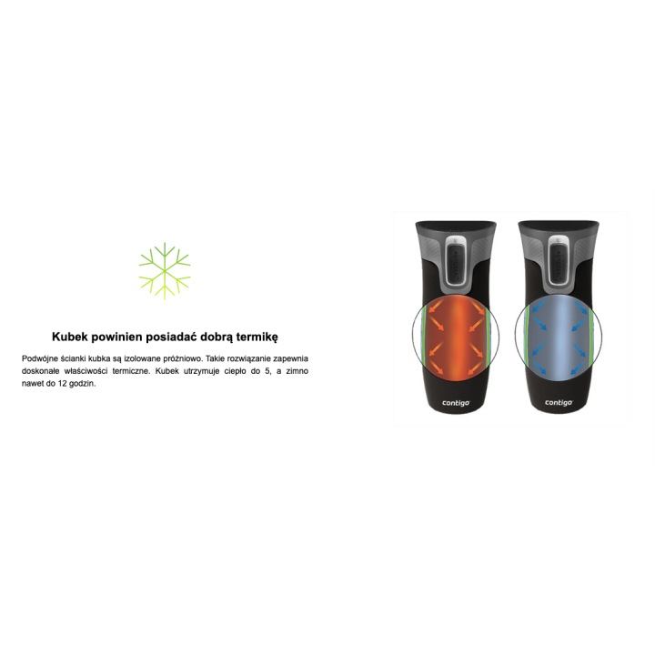 Kubek termiczny Contigo West Loop 2.0 470ml - Earl Gray