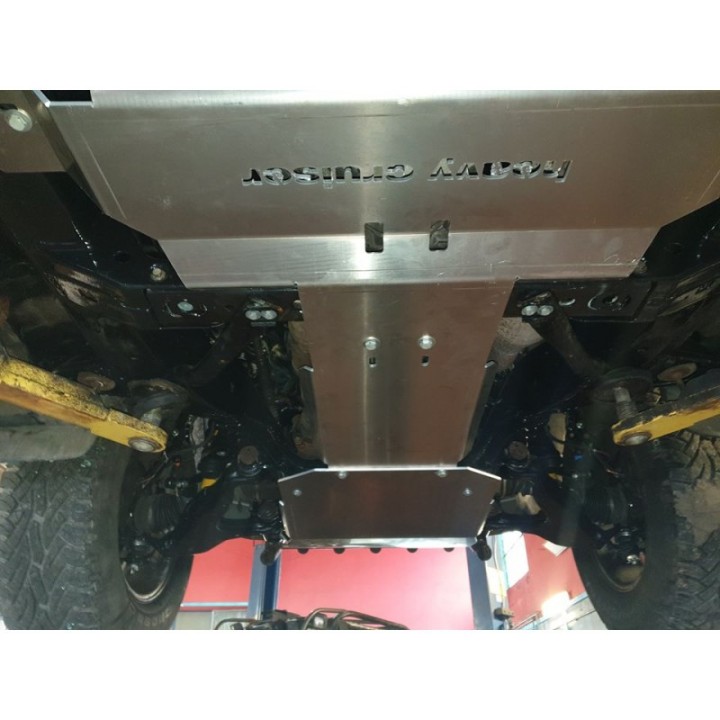OSŁONA SKRZYNI BIEGÓW I REDUKTORA OFFROAD TOYOTA LAND CRUISER J 120 J 125 2003-2009 V6 ALUMINIOWA