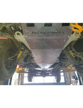 OSŁONA SILNIKA I PRZEDNIEGO MOSTU ISUZU D-MAX 2012-2017 ALUMINIOWA