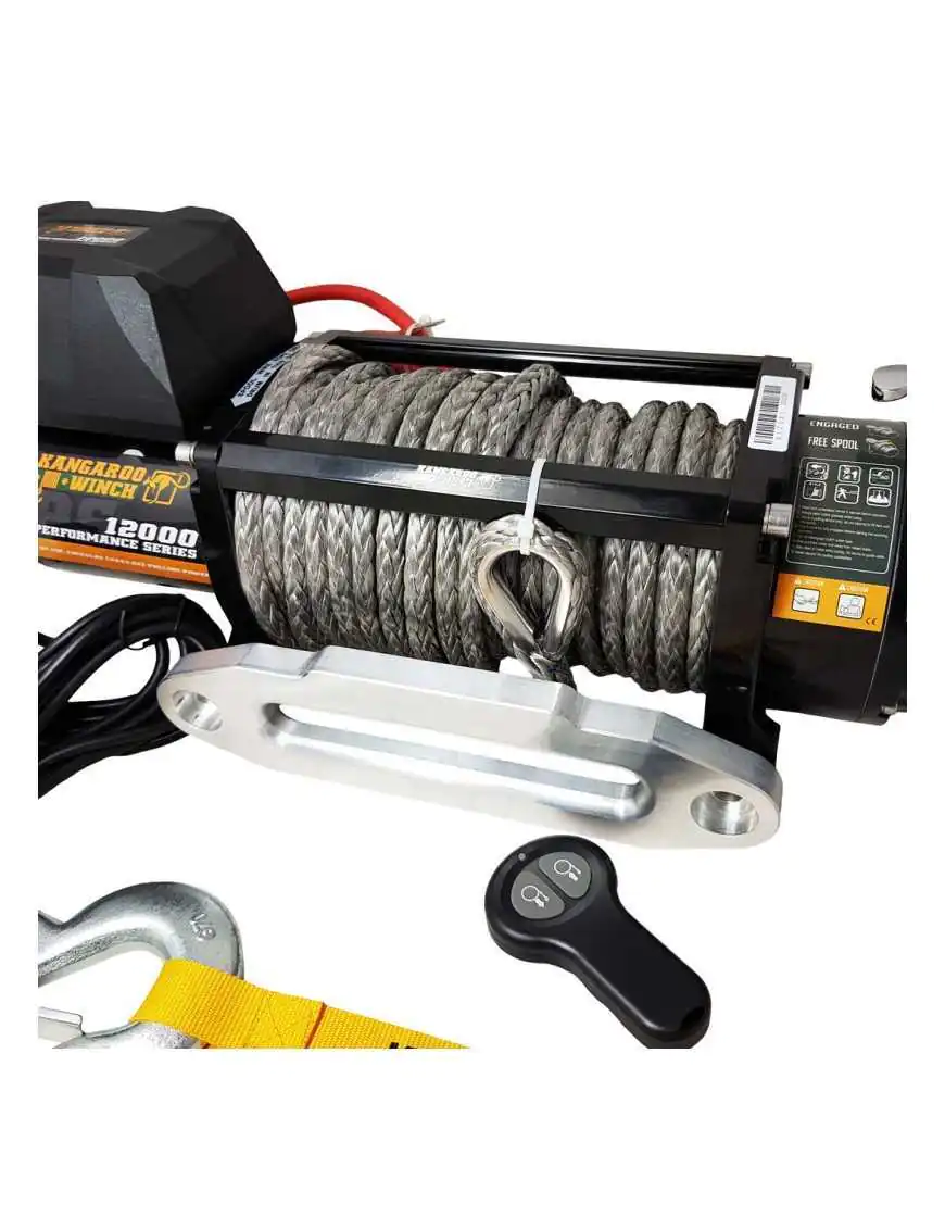 Wyciągarka Kangaroowinch 5.5t K12000 Performance Series 12V z liną syntetyczną