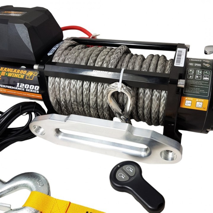 Wyciągarka Kangaroowinch 5.5t  K12000 Performance Series 12V z liną syntetyczną