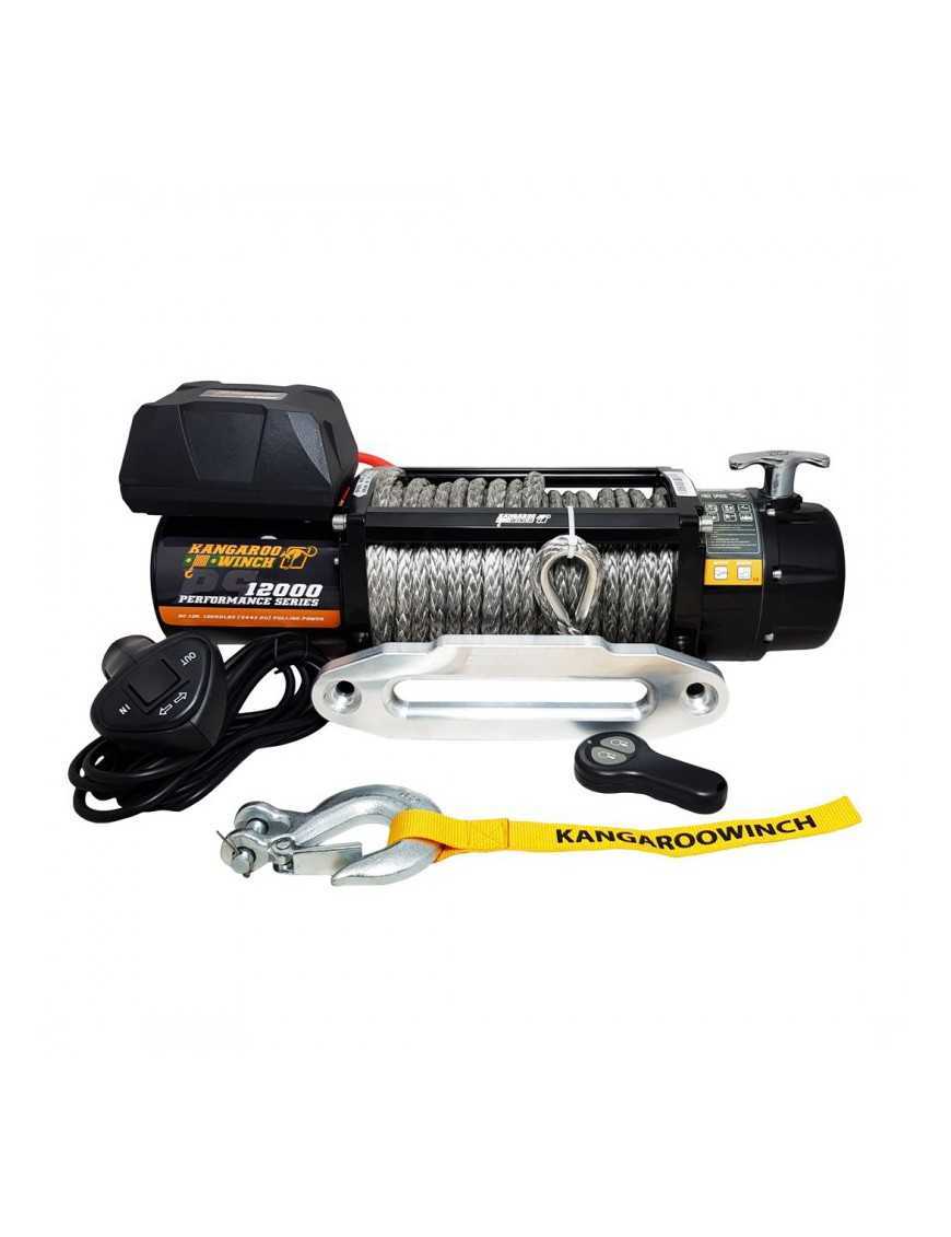 Wyciągarka Kangaroowinch 5.5t K12000 Performance Series 12V z liną syntetyczną Wyciągarka Kangaroowinch 5.5t K12000 Performance Series 12V z liną syntetyczną