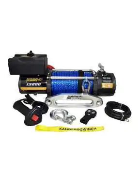 Kangaroowinch 6t Wyciągarka K13000 12V z liną syntetyczną