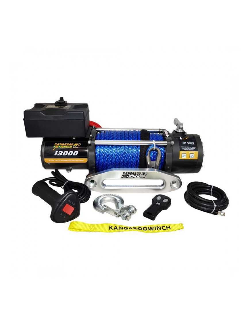 Kangaroowinch 6t Wyciągarka K13000 12V z liną syntetyczną Kangaroowinch 6t Wyciągarka K13000 12V z liną syntetyczną