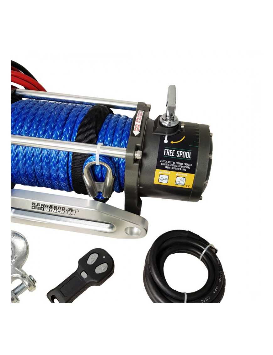 Kangaroowinch 6t Wyciągarka K13000 12V z liną syntetyczną