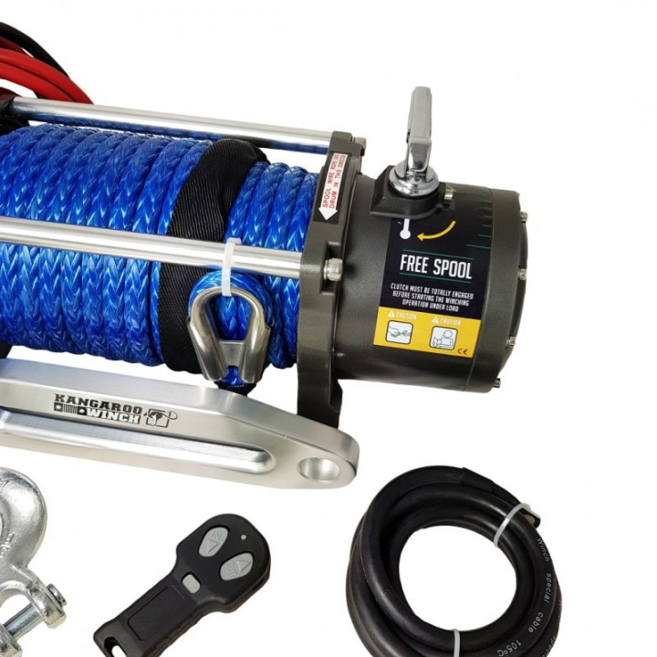 Kangaroowinch 6t Wyciągarka K13000 12V z liną syntetyczną
