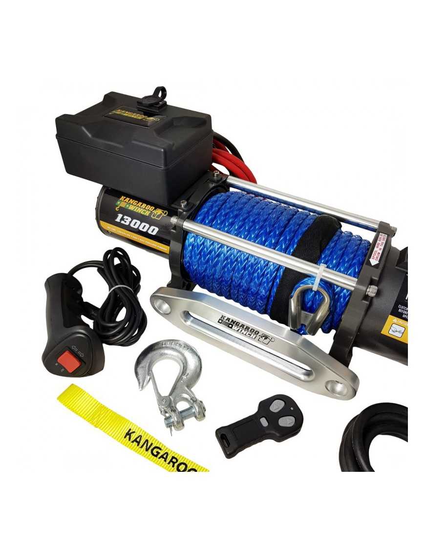 Kangaroowinch 6t Wyciągarka K13000 12V z liną syntetyczną