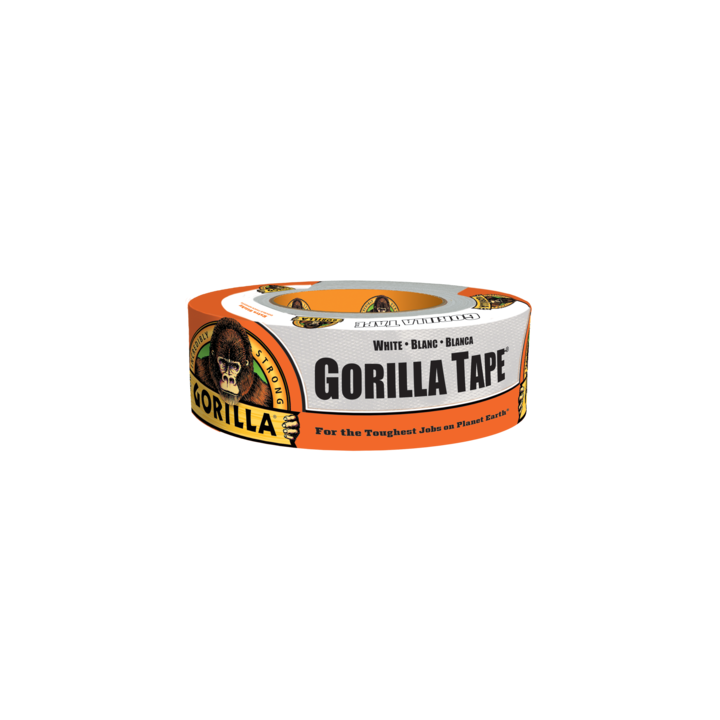 BIAŁA TAŚMA GORILLA 10MX48MM MOCNA WODOODPORNA
