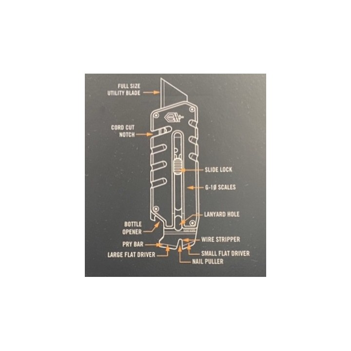 Multitool Gerber Prybrid Utility Tactical Grey 31-003809