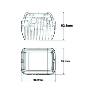 Cube LED lamp 90W 2szt lamp