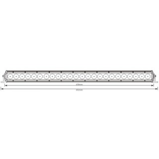 Panel LED Slim 120W 24x5W 640x50mm