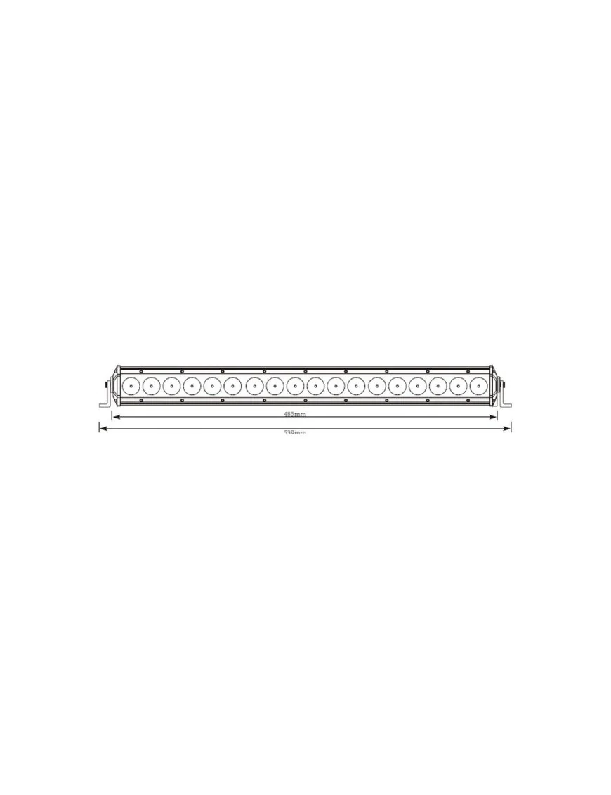 Panel LED Slim 90W 18x5W 510x50mm