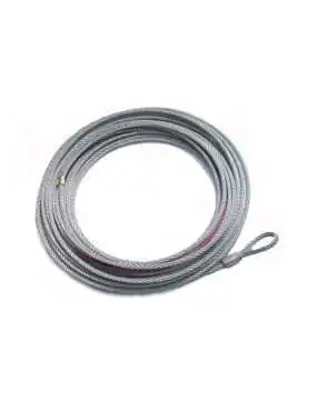 Steel cable for winch 5mm 15m