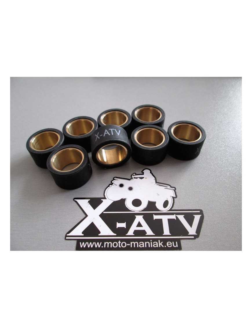 Roller variator set 8 pcs (30x15) Yamaha Grizzly 660 700 3B4-17632-01 5KM-17632-00 Roller variator set 8 pcs (30x15) Yamaha Grizzly 660 700 3B4-17632-01 5KM-17632-00