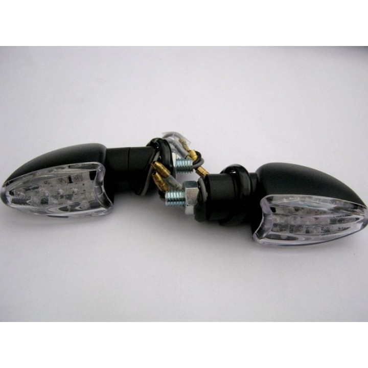 KIERUNKOWSKAZ CZARNY  HOMOLOGACJA (E8)  12 LED - zestaw 2 szt
