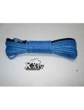 Synthetic Rope for Winch, Blue 5mm 15m