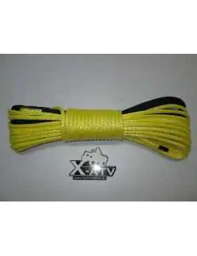 Synthetic Rope for Winch, Yellow 5mm 15m