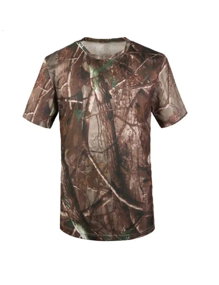 Breathable Short Sleeve T-shirt Mossy Oak Size XL