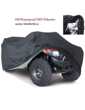 ATV Cover XXXL Black Silver...