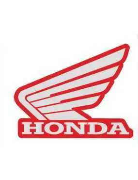 Sticker Honda wing silver Left 133mm