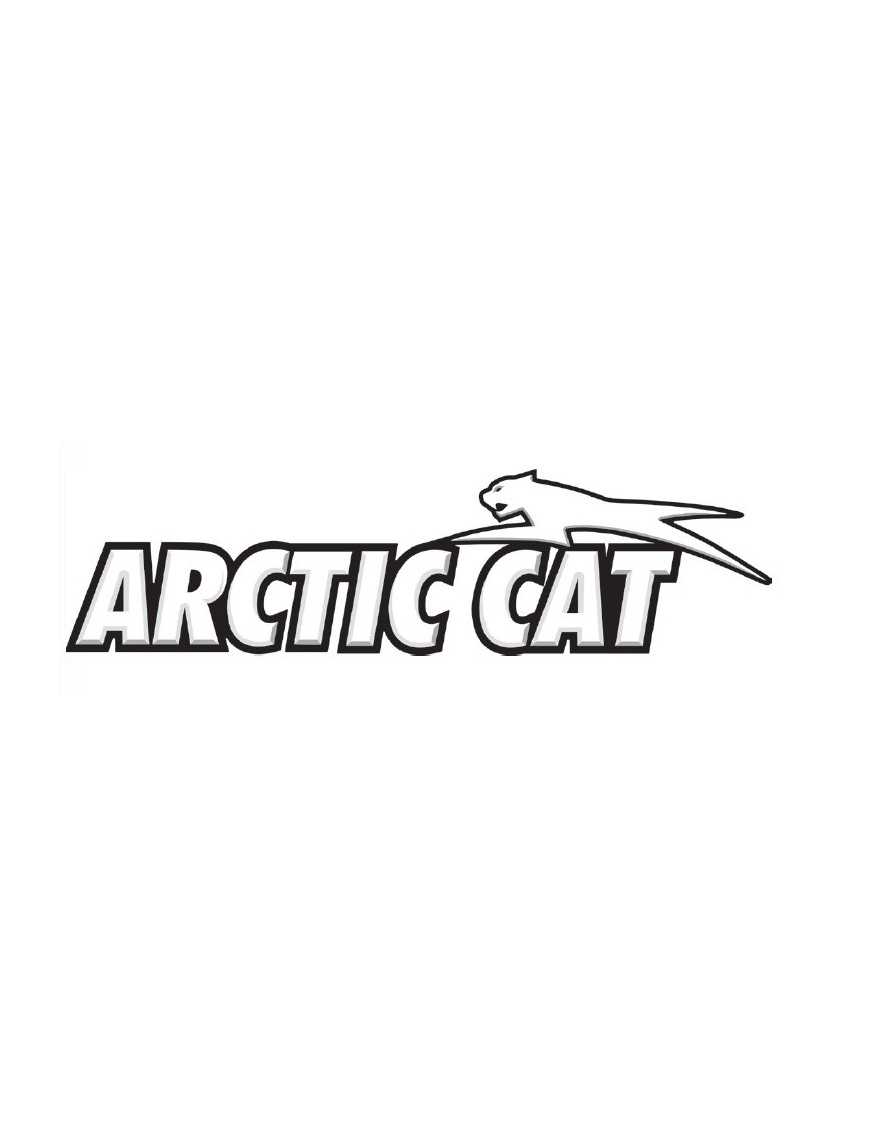 Sticker Arctic Cat left 320mm