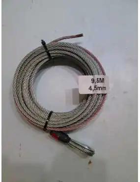 Steel Cable for Winch 4.5mm...