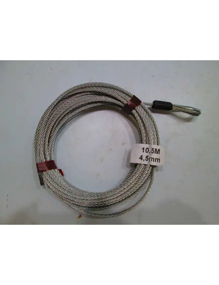 Steel Cable for Winch 4.5mm 10.5m