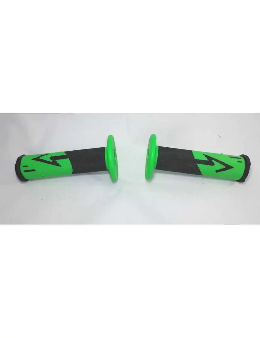 Handlebar Grips ATV Black Green Soft