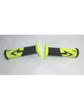 Handlebar Grips ATV Black Yellow Soft