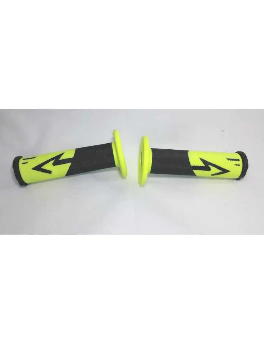 Handlebar Grips ATV Black Yellow Soft