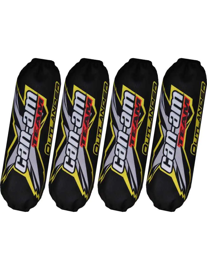 Shock Covers Can-am Outlander black yellow new model