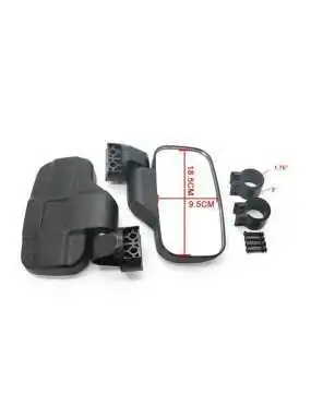 Rearview Mirrors UTV Set Left and Right with Mounting 1.75" and 2"