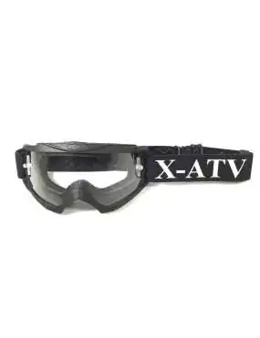 Black non-fogging soft goggles