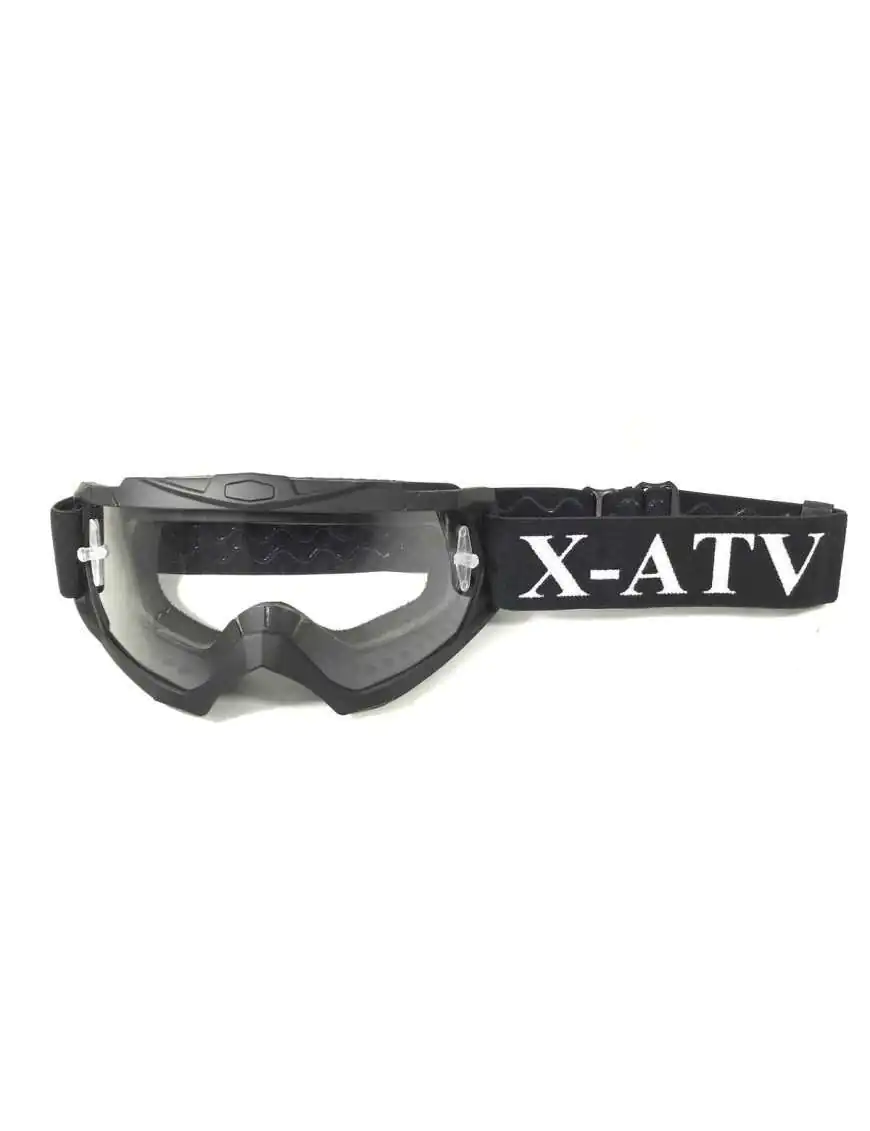 Black non-fogging soft goggles